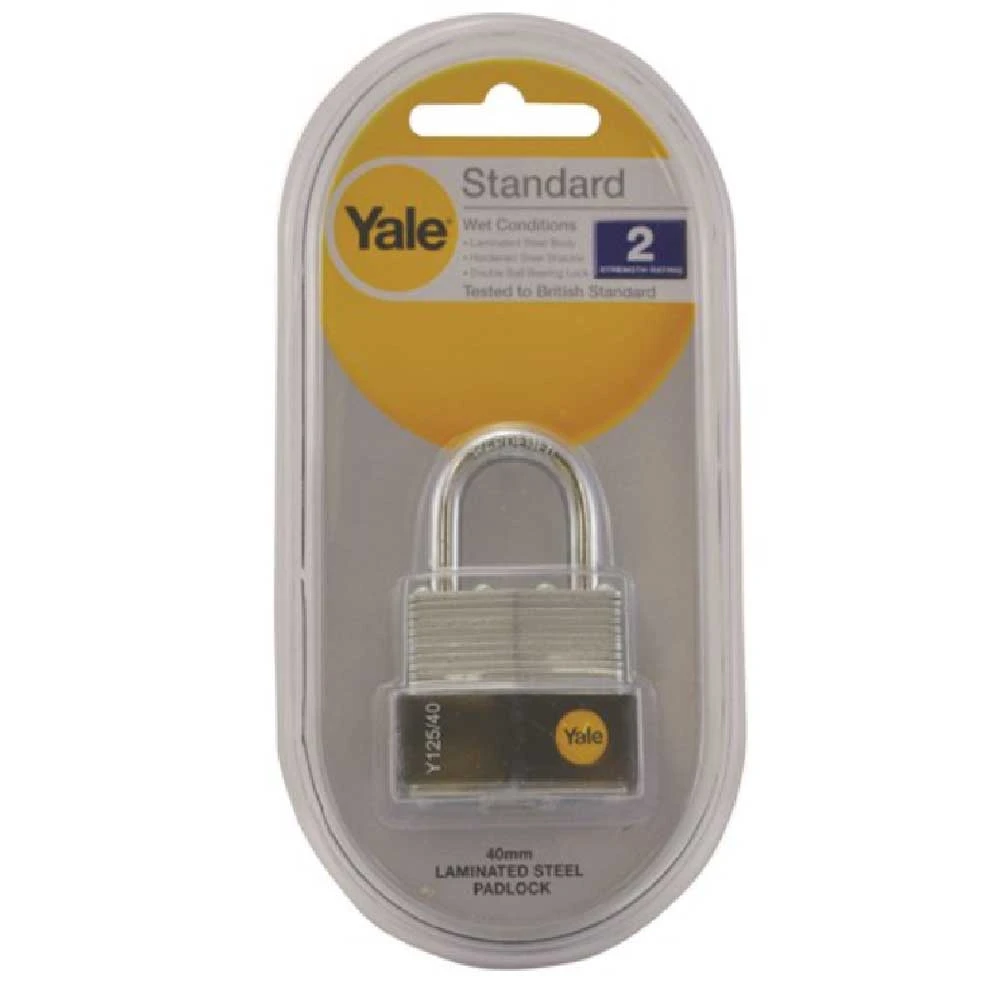 Yale Outdoor Laminated Padlock 30MM 1 Yale Outdoor Laminated Padlock 30MM