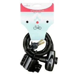 Inventware Bicycle Cable Key Lock 12MM X 1200MM