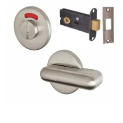 Handicapped Toilet Thumbturn Lock Set