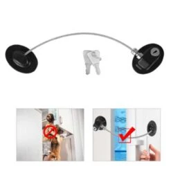HardwareCity Baby Safety Security Cable Lock With Keys -Locks Sales Store 1631932118 BABY20SAFETY20LOCK202