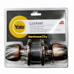 Yale VBR5227 US11 Entrance Cylindrical Door Knob Set