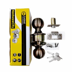 Yale CA5127 US11 Entrance Cylindrical Knob Set Antique Copper