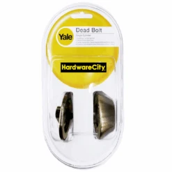 Yale V8111 US5 Antique Brass Deadbolt Entrance Lockset With Thumbturn