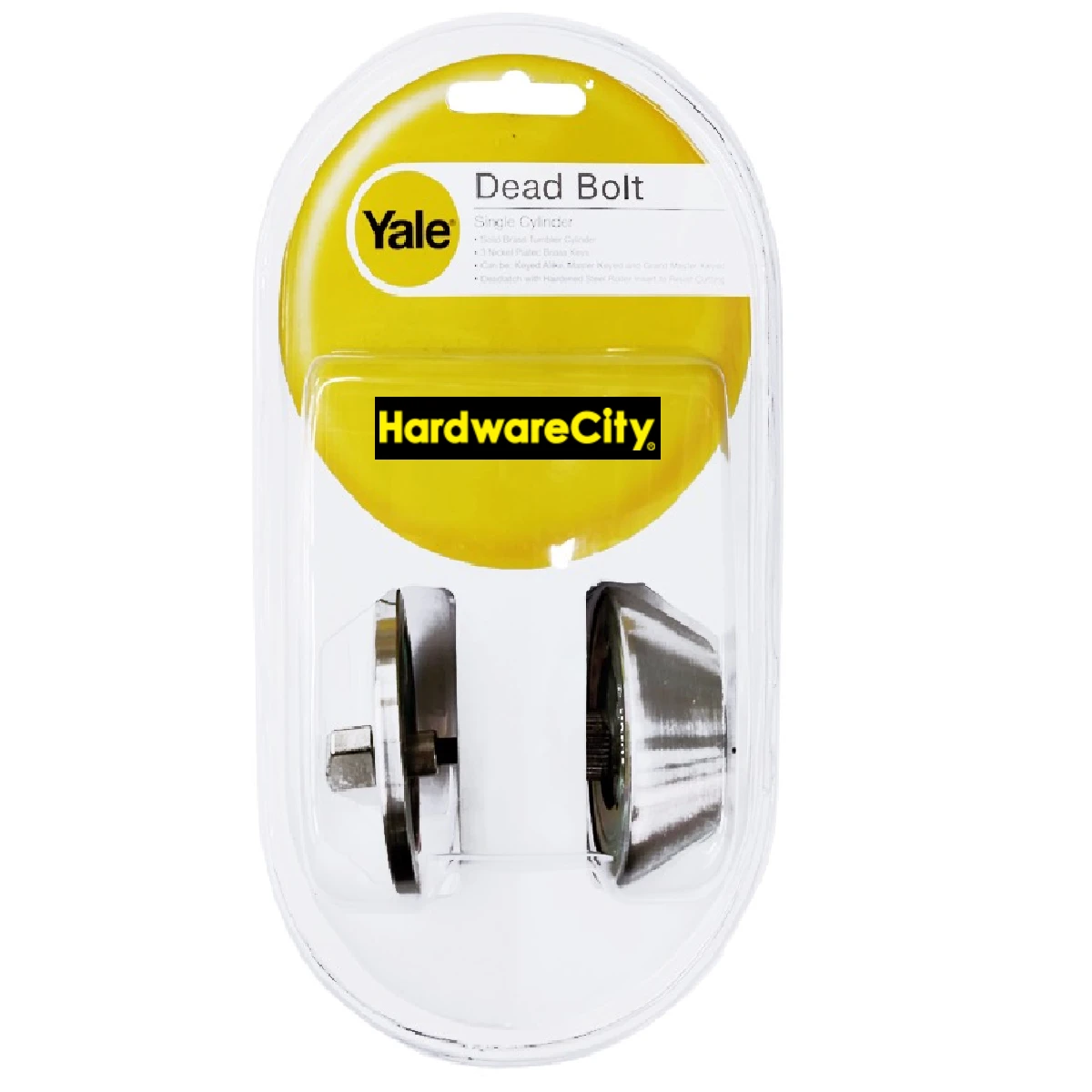 Yale V8111 US32D Stainless Steel Deadbolt Entrance Lockset With Thumbturn 1 Yale V8111 US32D Stainless Steel Deadbolt Entrance Lockset With Thumbturn