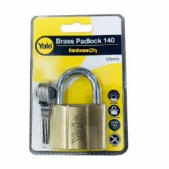 Yale 140 Series 50MM SOLID BRASS Padlock