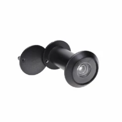 Hafele Door Viewer With Privacy Cover SATIN BLACK