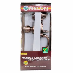 Nelon ENTRANCE LOCKSET Antique Copper AC 1219 Series