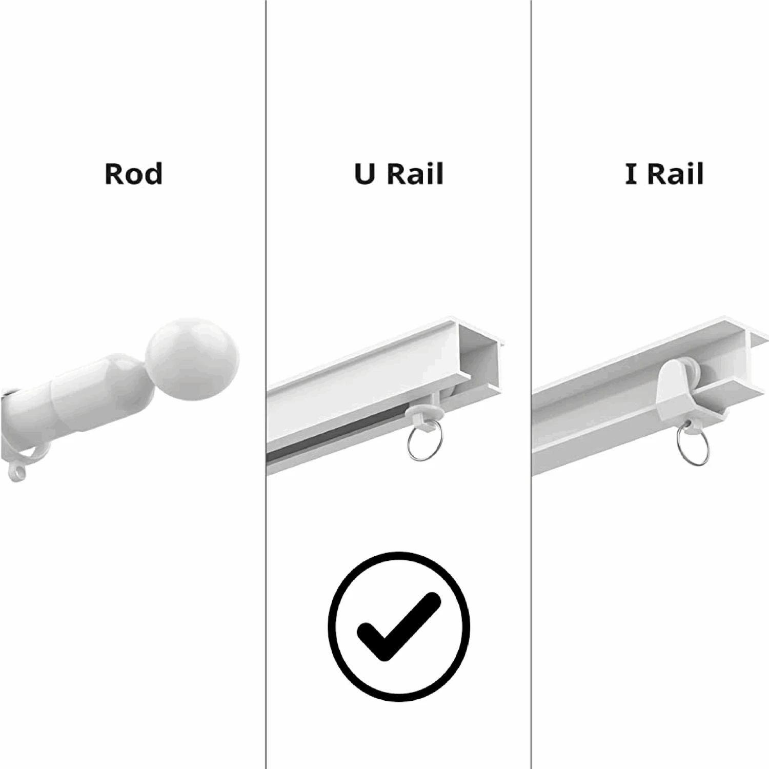 SWITCHBOT SMART CURTAIN (U RAIL 2) WHITE 2 SWITCHBOT SMART CURTAIN (U RAIL 2) WHITE - Image 2