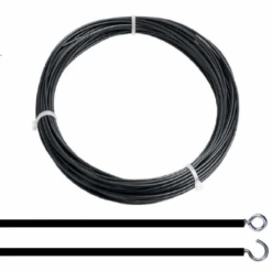 HardwareCity CURTAIN STRETCH WIRE 5M Black