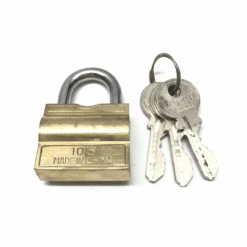 TRI-CIRCLE Brass Padlock SIDE OPENING 32MM TC103