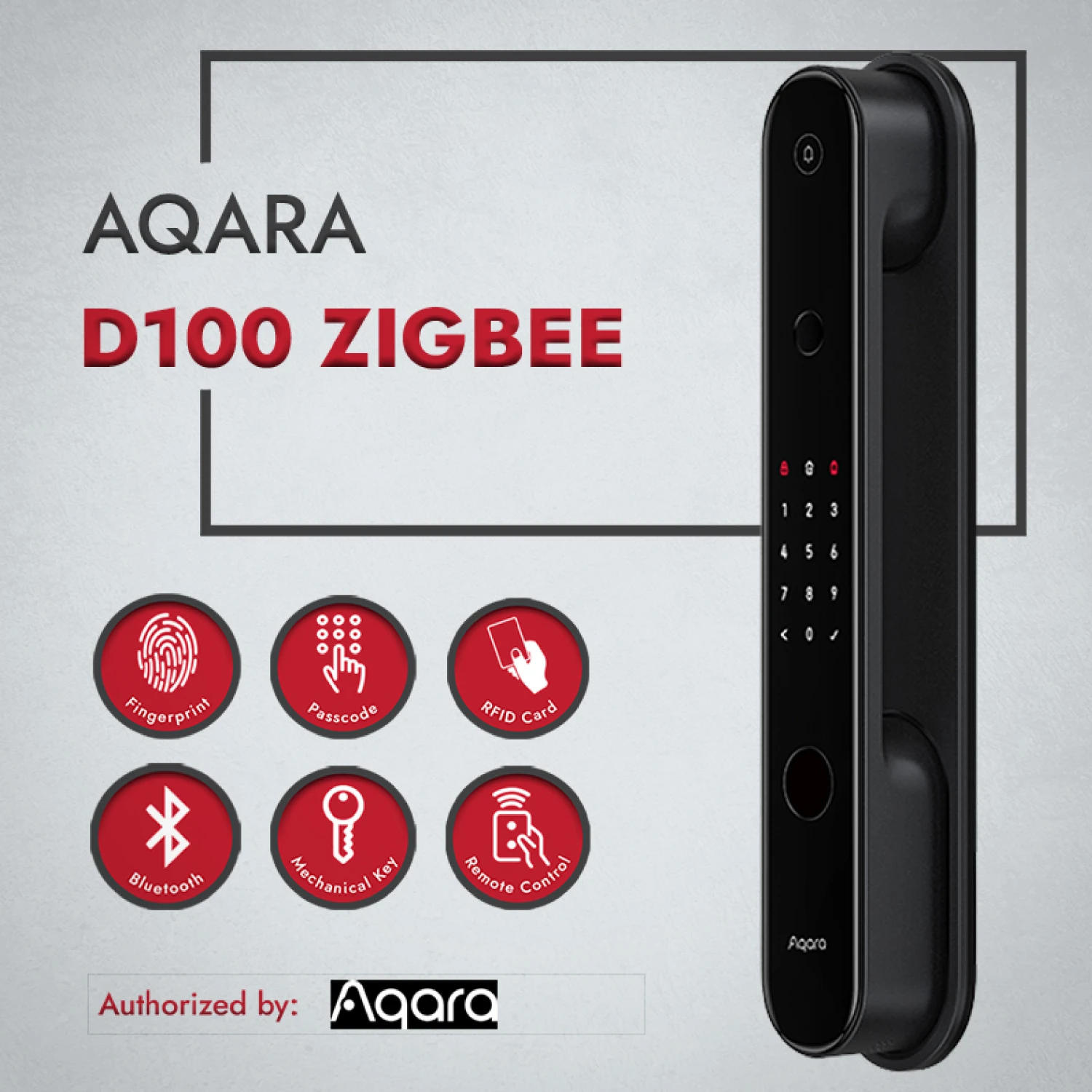 Aqara D100 Zigbee Smart Lock With Installation 3 Aqara D100 Zigbee Smart Lock With Installation - Image 3