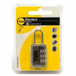 Yale ROUND Luggage 3-DIGIT Combination Lock 23MM