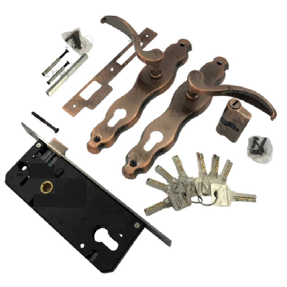 NELON High Security METAL GATE LOCK Full Set Comes With 8 PUNCHED KEYS 2 NELON High Security METAL GATE LOCK Full Set Comes With 8 PUNCHED KEYS - Image 2