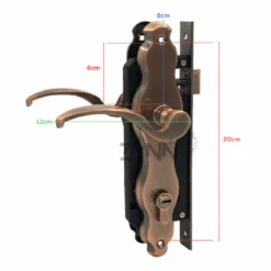 NELON High Security METAL GATE LOCK Full Set Comes With 8 PUNCHED KEYS 6 NELON High Security METAL GATE LOCK Full Set Comes With 8 PUNCHED KEYS -Locks Sales Store 1692965968 NELON20MORTISE2