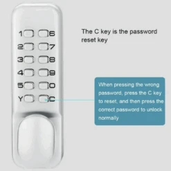 KEYLESS PUSH BUTTON Entrance Lockset (Full MECHANICAL Buttons) -Locks Sales Store 1704078116 push20button203