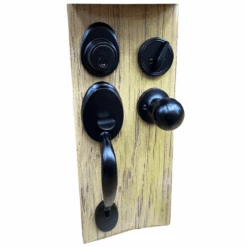 Yale Entrance Lockset BLACK ST/CA5057D-BLK