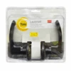 Yale VL5367 BLACK Tubular Lever Handle Set US19