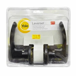 Yale VL5367 BLACK Tubular Lever Handle Set US19