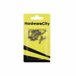 HWC SS316 Marine Fasteners, M3 X 20, Phillips Countersunk Screws And Nut, 12PC/Pack
