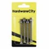 HWC SS316 Marine Fasteners, M6 X 65, Phillips Countersunk Screws And Nut, 4PC/Pack