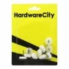 HardwareCity 16MM PVC Furniture Glider With Nail, 10PC/Pack