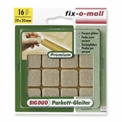 Fix-O-Moll FM7062016 Big Duo Parquet Gliders Self Adhesive 20 X 20MM