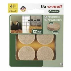 Fix-O-Moll FM7063504 Big Duo Parquet Gliders Self Adhesive Diameter 28MM