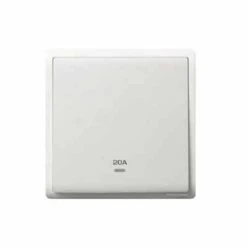Schneider Piano White 20A X 1 Gang Double Pole Switch (With Light)