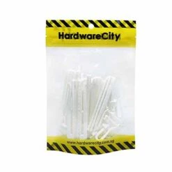 HardwareCity PVC Long Hooks For Pleated Curtains 10PC/Pack