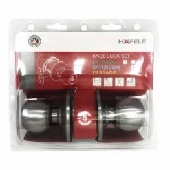 Hafele Premium Bathroom Privacy Door Knob Lock Set