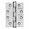 Hafele 5"/125MM X 3-1/2 X 3MM Stainless Steel Door Hinges (Pair)